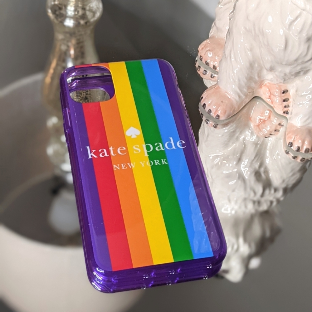 Kate Spade rainbow logo iphone 11 pro case
